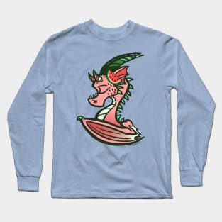 Watermelon Dragon Long Sleeve T-Shirt